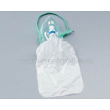 Máscara de oxigênio medicinal com bolsa de reservatório
